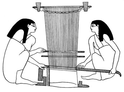 Tejedores egipcios, c3000 a.C. 1930 de Unbekannt
