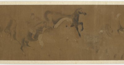 Ocho Corceles y un Mozo, dinastía Ming o Qing, siglo XVII de Unbekannt