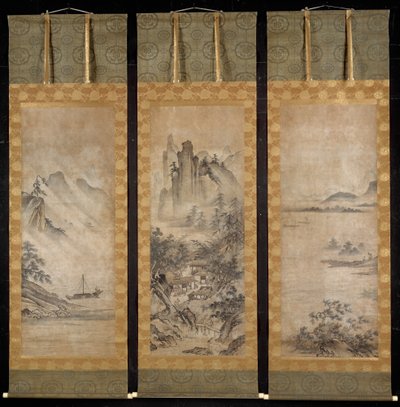 Ocho vistas de los ríos Xiao y Xiang, siglo XVI de Unbekannt