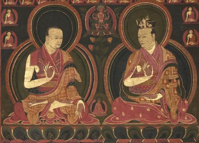 Octavo Karmapa, Mikyo Dorje (1507-1554) y su maestro el Primer Sangye Nyenpa de Unbekannt