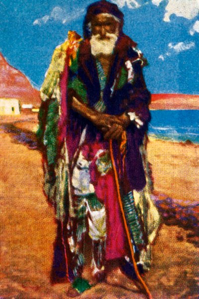 Mendigo anciano, Egipto, c1928 de Unbekannt
