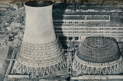 Estación de energía eléctrica en Water Orton, Hams Hall, cerca de Birmingham, 1928 de Unbekannt