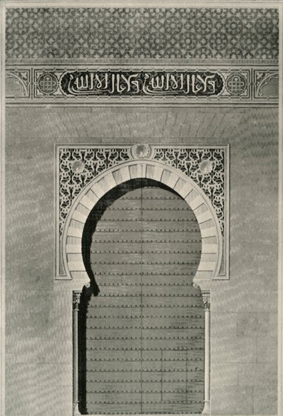 Elevación de la Puerta de la Justicia Antigua, siglo XIX, 1907 de Unbekannt
