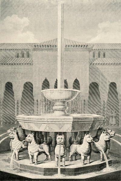 Elevación de la Fuente de los Leones, siglo XIX, 1907 de Unbekannt