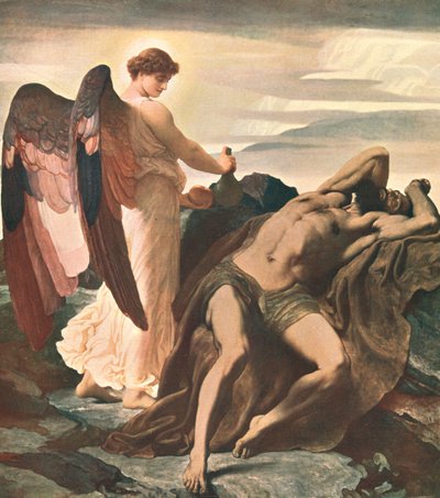 Elías en el desierto, 1877-1878, c. 1902 de Unbekannt