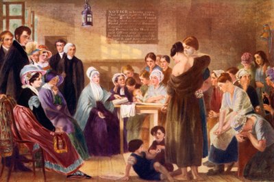 Elizabeth Fry 1780-1845 visitando la prisión de Newgate, 1926 de Unbekannt