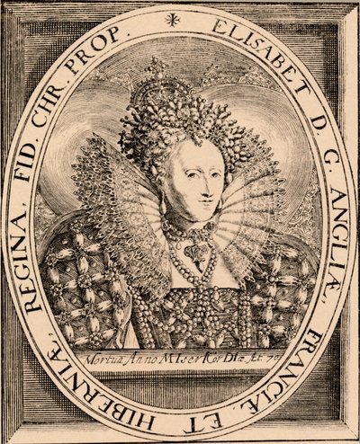 Isabel I 1533-1603, Reina de Inglaterra e Irlanda, 1889 de Unbekannt