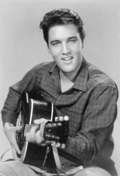 Elvis Presley, cantante y actor estadounidense, años 1950 de Unbekannt