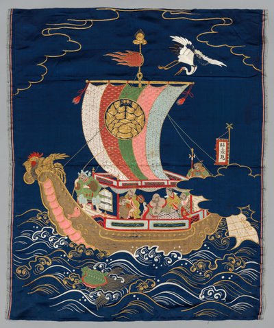 Fukusa bordado, finales de 1800-principios de 1900 de Unbekannt