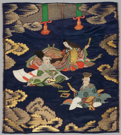 Fukusa bordado, finales de 1800-principios de 1900 de Unbekannt