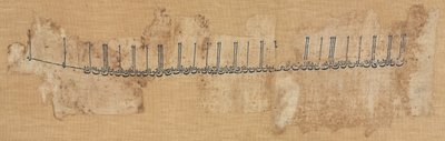 Tiraz de algodón bordado, 991-1031 de Unbekannt