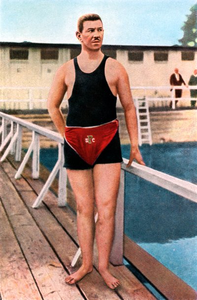 Emil Rausch, nadador alemán, Juegos Olímpicos, St Louis, EE.UU., 1904, 1936 de Unbekannt