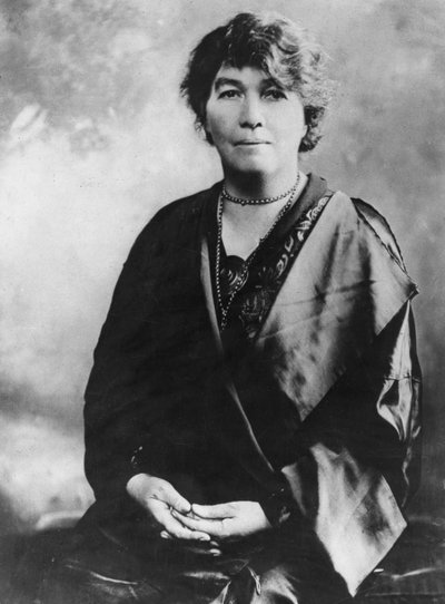 Emmeline Pethick-Lawrence 1867-1954, sufragista británica, principios del siglo XX de Unbekannt