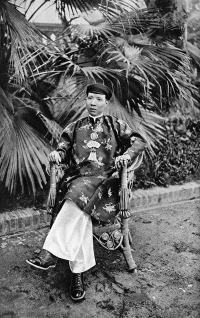 Emperador Khai Dinh 1885-1925, 12º Emperador de la Dinastía Nguyen, Annam, Vietnam, 1922 de Unbekannt