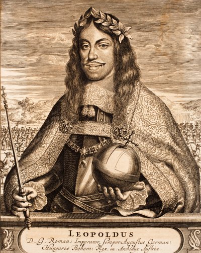 Emperador Leopoldo I 1640-1705 De: Schauplatz des Krieges, 1675 de Unbekannt