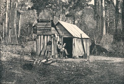 Campamento de colonos australianos, 1896 de Unbekannt