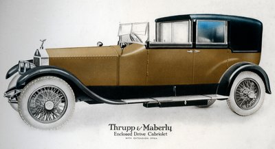 Conducción cerrada Rolls-Royce cabriolet con extensión abierta de Unbekannt