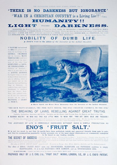 Anuncio de Enos Fruit Salt, 1899 de Unbekannt