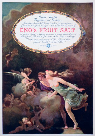 Anuncio de Enos Fruit Salt, 1920 de Unbekannt