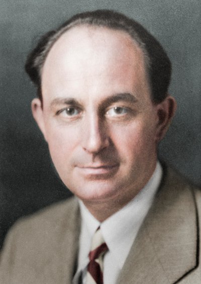 Enrico Fermi, físico nuclear estadounidense nacido en Italia, c1938 de Unbekannt