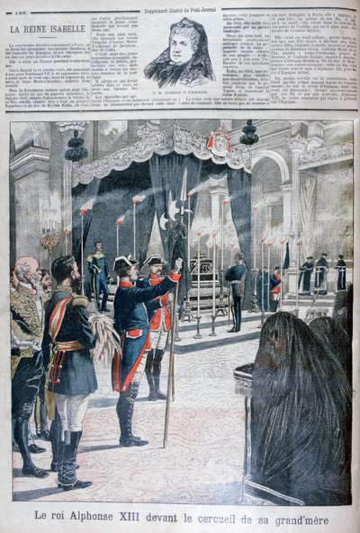 Entierro de Isabel II de España, Monasterio de El Escorial de Unbekannt
