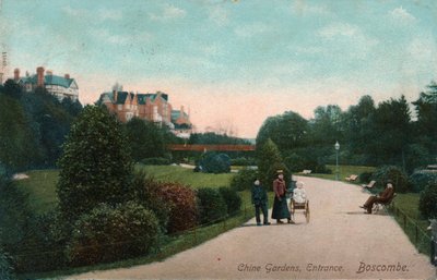 Entrada a los Jardines Chine, Boscombe, Dorset, c1905 de Unbekannt