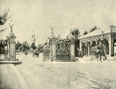 Entrada a la Casa de Gobierno, Melbourne, 1901 de Unbekannt