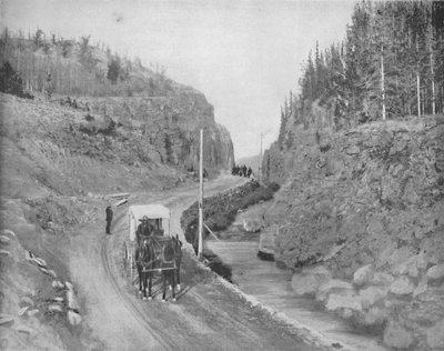 Entrada al Parque Yellowstone, c. 1897 de Unbekannt