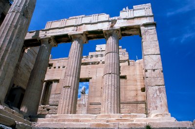 Entrada a la Acrópolis, Atenas, siglo V AC de Unbekannt
