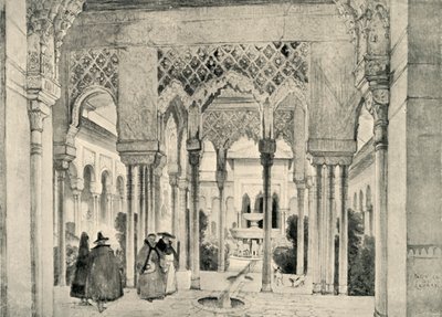 Entrada al Patio de los Leones, c1830, 1907 de Unbekannt