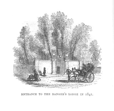 Entrada a la Casa de los Guardabosques en 1841, c1870 de Unbekannt