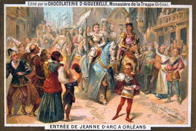 Entrada de Juana de Arco en Orleans, 1429, siglo XIX de Unbekannt