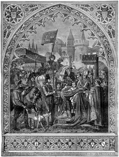 Entrada de Luis XI de Francia en Troyes, 1462 de Unbekannt