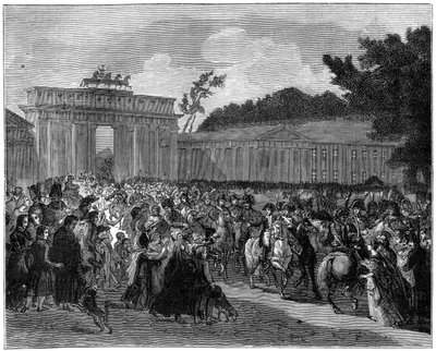 Entrada del ejército francés en Berlín, 27 de octubre de 1806 1882-1884 de Unbekannt