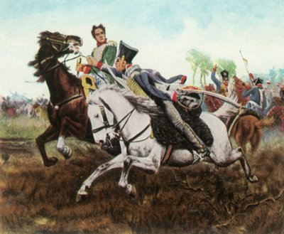 Episodio durante la Batalla de Dennewitz, 6 de septiembre de 1813, 1936 de Unbekannt
