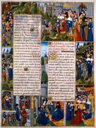 Episodios de la rebelión de Thibaut de Champagne, siglo XV de Unbekannt