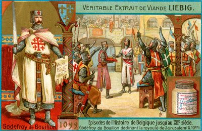 Episodios en la historia de Bélgica hasta el siglo XIII: Godofredo de Bouillón, c. 1900 de Unbekannt