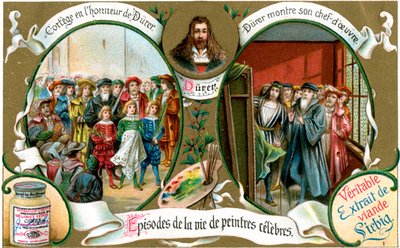 Episodios de la vida de pintores famosos: Durero, c1900 de Unbekannt