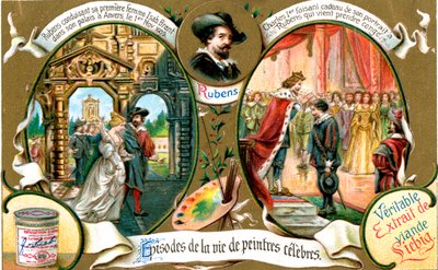 Episodios de la vida de pintores famosos: Rubens, c. 1900 de Unbekannt