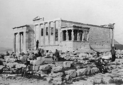 Erecteión, Atenas, Grecia, c1920s-c1930s de Unbekannt