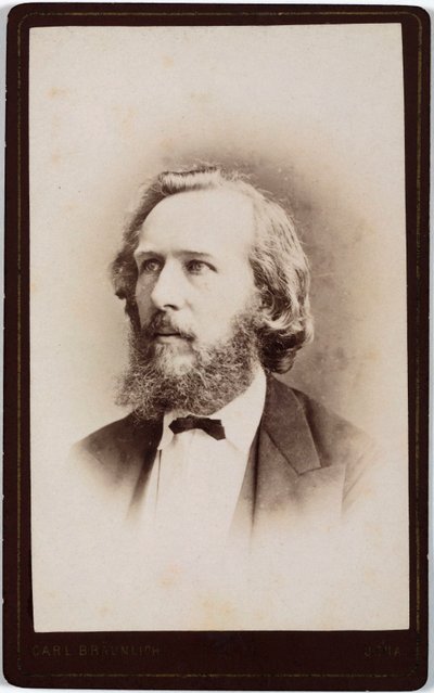 Ernst Haeckel, naturalista alemán, c 1860s de Unbekannt