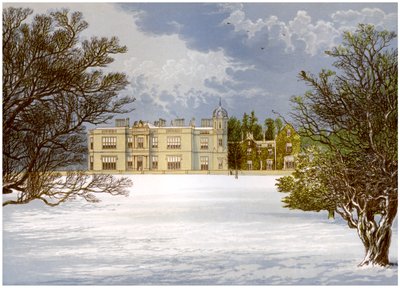 Eshton Hall, Yorkshire, hogar del Baronet Wilson, c1880 de Unbekannt