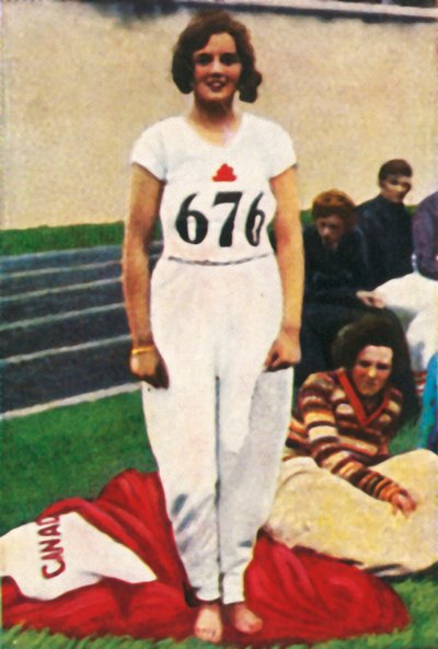 Ethel Catherwood de Canadá, campeona mundial de salto de altura, 1928 de Unbekannt