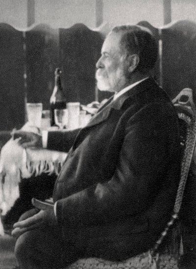 Etienne-Jules Marey, fisiólogo francés y pionero de la cinematografía, 1901 de Unbekannt