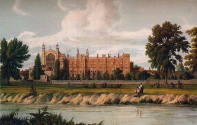 Eton College desde el río, 1911 de Unbekannt