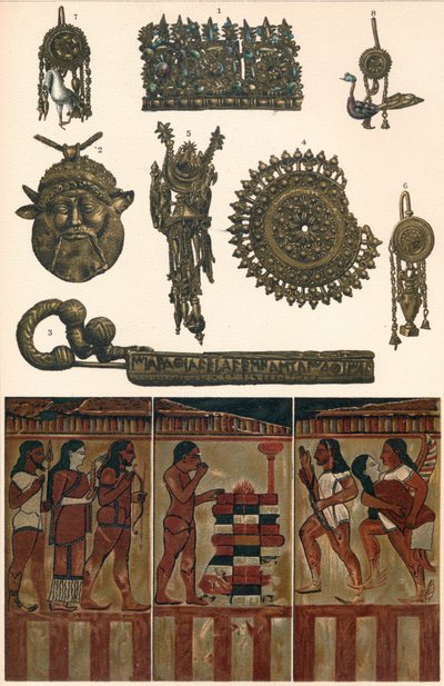 Antigüedades etruscas de Clusium, Vulsinii, Vulci y Caere, 500 a.C., 1902 de Unbekannt