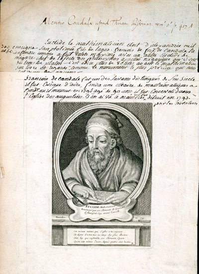 Euclides, matemático griego, 1740 de Unbekannt