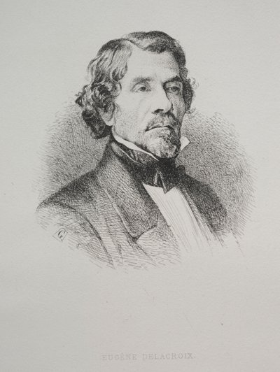 Eugène Delacroix, 1800s de Unbekannt