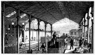 Estación de Euston, terminal de Londres y Birmingham Railway de Unbekannt
