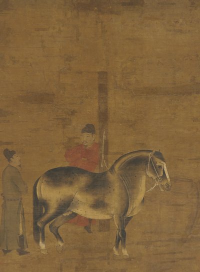 Evaluando un caballo, dinastía Ming, 1368-1644 de Unbekannt